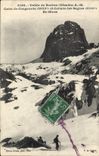 CPA Cougourda cabane des Sagnes en hiver