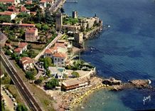 CPSM LA NAPOULE plage château