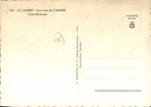CPSM LE CANNET vue générale