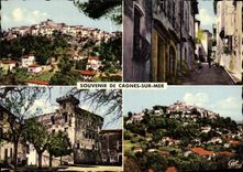 CPSM CAGNES-sur-MER vue générale château Grimaldi