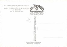 CPSM de ST-RAPHAEL à MENTON via CANNES