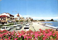 CPSM LE CROS de CAGNES bord de mer