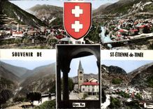 CPSM souvenir de SAINT-ETIENNE-de-TINEE