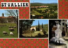 CPSM SAINT-VALLIER-de-THIEY