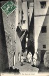 CPA ALGER une rue de la Casbah