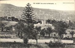 CPA ALGER vue prise de MUSTAPHA