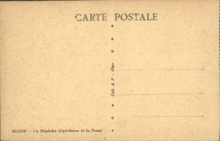 CPA ALGER la dépêche Algérienne et la poste