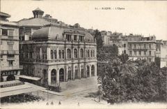 CPA ALGER l'opéra