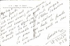 CPA ALGER boulevard de la République et l'hôtel de l'oasis