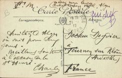 CPA ALGER hôtel des postes