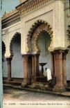 CPA ALGER fontaine de la grande Mosquée rue de la marine