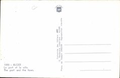 CPA ALGER le port et la ville