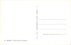CPA ALGER Notre Dame d'Afrique