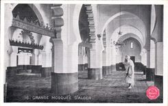 CPA ALGER grande mosquée d'Alger