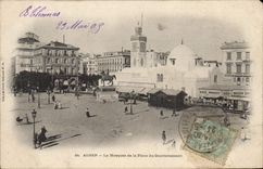 CPA ALGER la mosquée de la place du Gouvernement