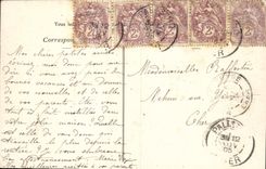 CPA ALGER vue générale prise du phare côté sud