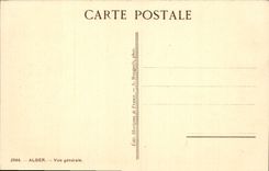 CPA ALGER vue générale