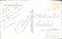 CPA ALGER visite au Bardo