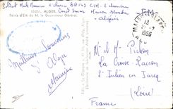 CPA ALGER palais d'été du gouverneur