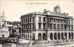 CPA ALGER palais consulaire