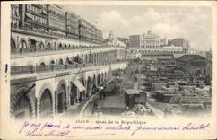 CPA ALGER quai de la République