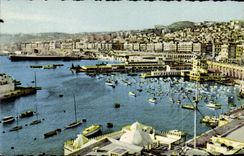 CPA ALGER vue générale du port prise de l'amirauté