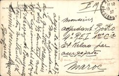 CPA ALGER la poste boulevard Laferrière Dépêche Algérienne