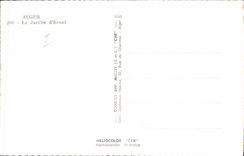 CPA ALGER jardin d'essai