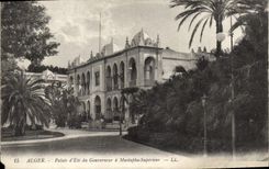 CPA ALGER palais d'été du gouverneur à Mustapha-Supérieur