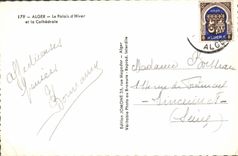CPA ALGER la cathédrale et le palais d'hiver du gouverneur