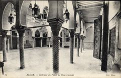 CPA ALGER intérieur du palais du gouvernement