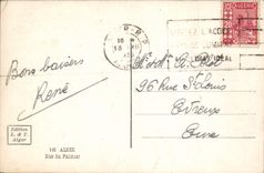 CPA ALGER rue du palmier