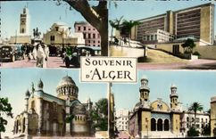 CPA souvenir d'ALGER