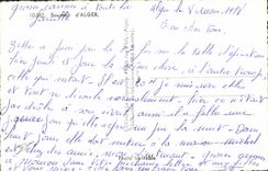 CPA souvenir d'ALGER
