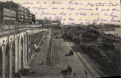 CPA ALGER la gare