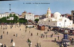 CPA ALGER place du gouvernement