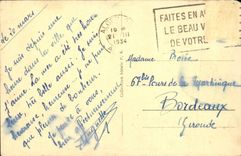 CPA ALGER jardin d'essai à la Française