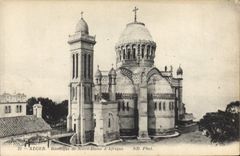 CPA ALGER basilique de Notre-Dame d'Afrique