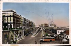 CPA ALGER boulevard de la République les rampes