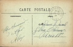 CPA ALGER sous la voute de l'amirauté