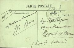 CPA ALGER retour du cimetière El-Kébir