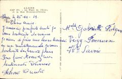 CPA ALGER place de l'opéra rue Dumont-d'Urville