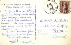 CPA ALGER Notre-Dame d'Afrique