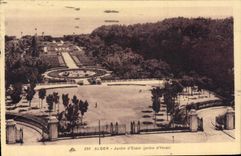 CPA ALGER jardin d'essai jardin d'hiver