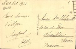 CPA ALGER jardin d'essai jardin d'hiver