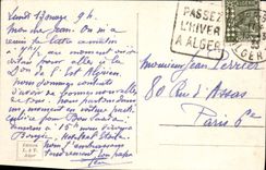 CPA ALGER vue générale amirauté