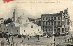 CPA ALGER la Mosquée El-Djedid palais consulaire