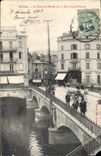 CPA Epinal Le Pont Et I'Entree De La Rue Leopold Bourg