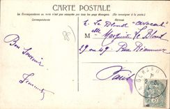 CPA Souvenir De Gerardmer 2 août 1905