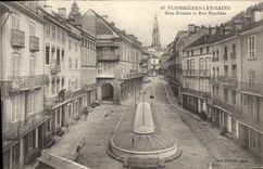 CPA Plombieres Les Bains Bain Romain Et Rue Stanislas